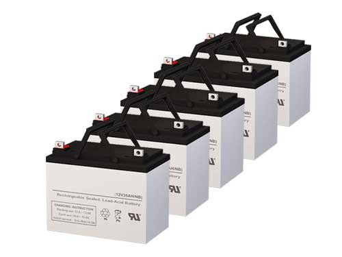 Topaz 83256-03 UPS Replacement Batteries - 5 Pack | Compatible with APC Back-UPS, Power-Saving Backup Power Supply for Home & Office Electronics