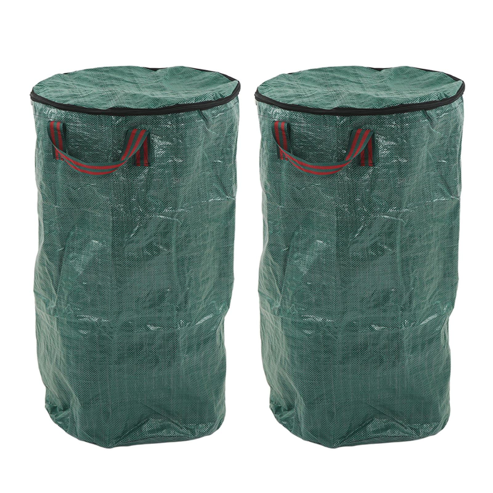 Alomejor Heavy Duty Reusable Garden Waste Bags with Handles - 50 Gallon Large Lawn Leaf Bags for Yard Debris, Leaves, Grass Clippings - Perfect for Gardening, Landscaping, and Yard Cleanup