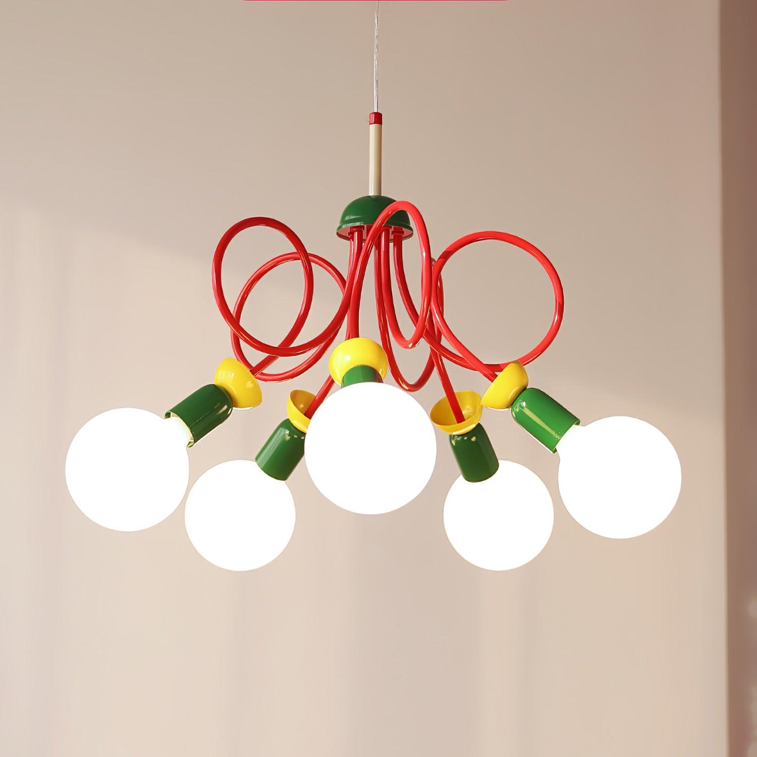 Circulo Play Pendant Lamp - Modern Scandinavian Hanging Light Fixture for Living Room, Bedroom, or Dining Area - Stylish Decorative Lighting for Home & Office Spaces