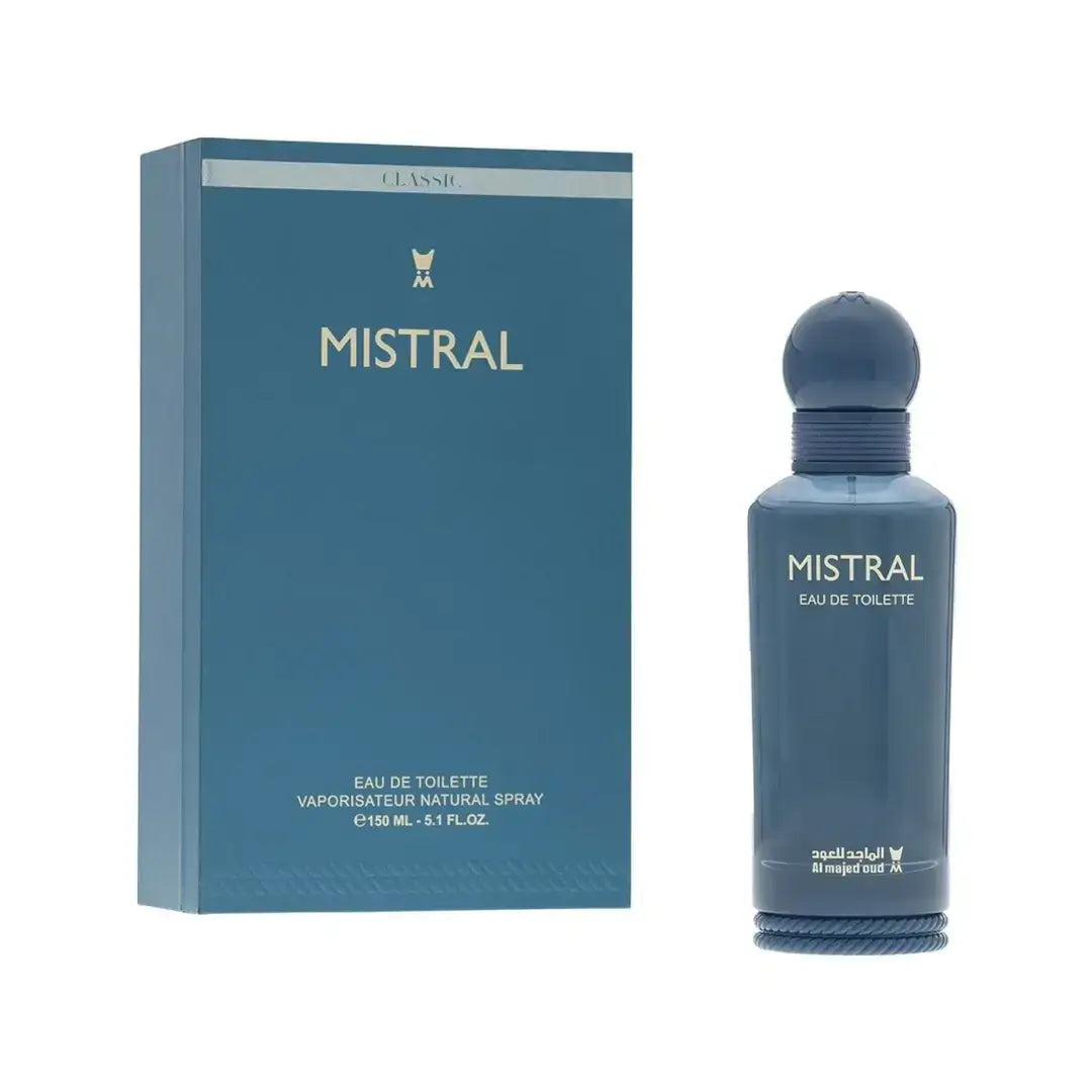 Mistral Eau de Toilette for Men & Women - 5.07 oz (150 ml) Fresh & Long-Lasting Fragrance | Perfect for Daily Wear, Office & Special Occasions