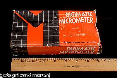 MITUTOYO 293-301 0-1/0 25mm Digital Micrometer with .0001/0.001mm Graduation - Precision Measuring Tool for Machining, Engineering & Quality Control