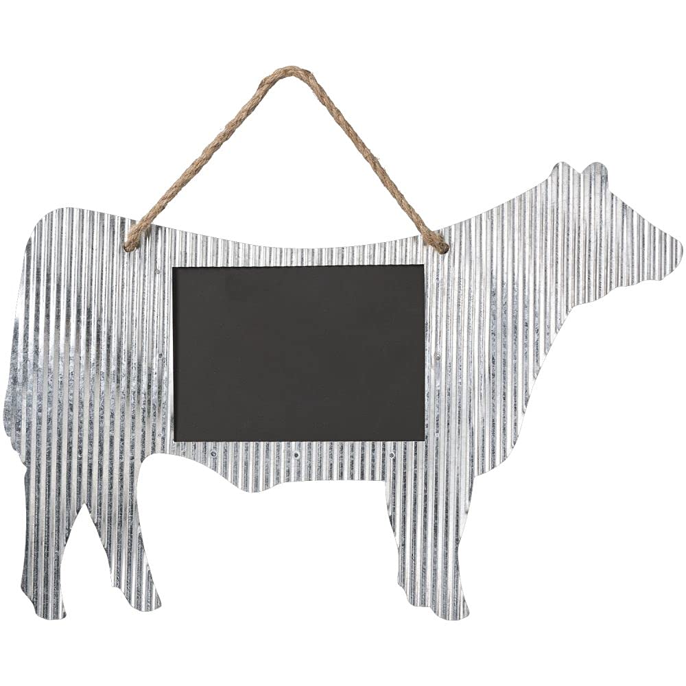 Corrugated Steel Frame Chalkboard - Durable & Rust-Resistant for Home, Office, or Classroom Use