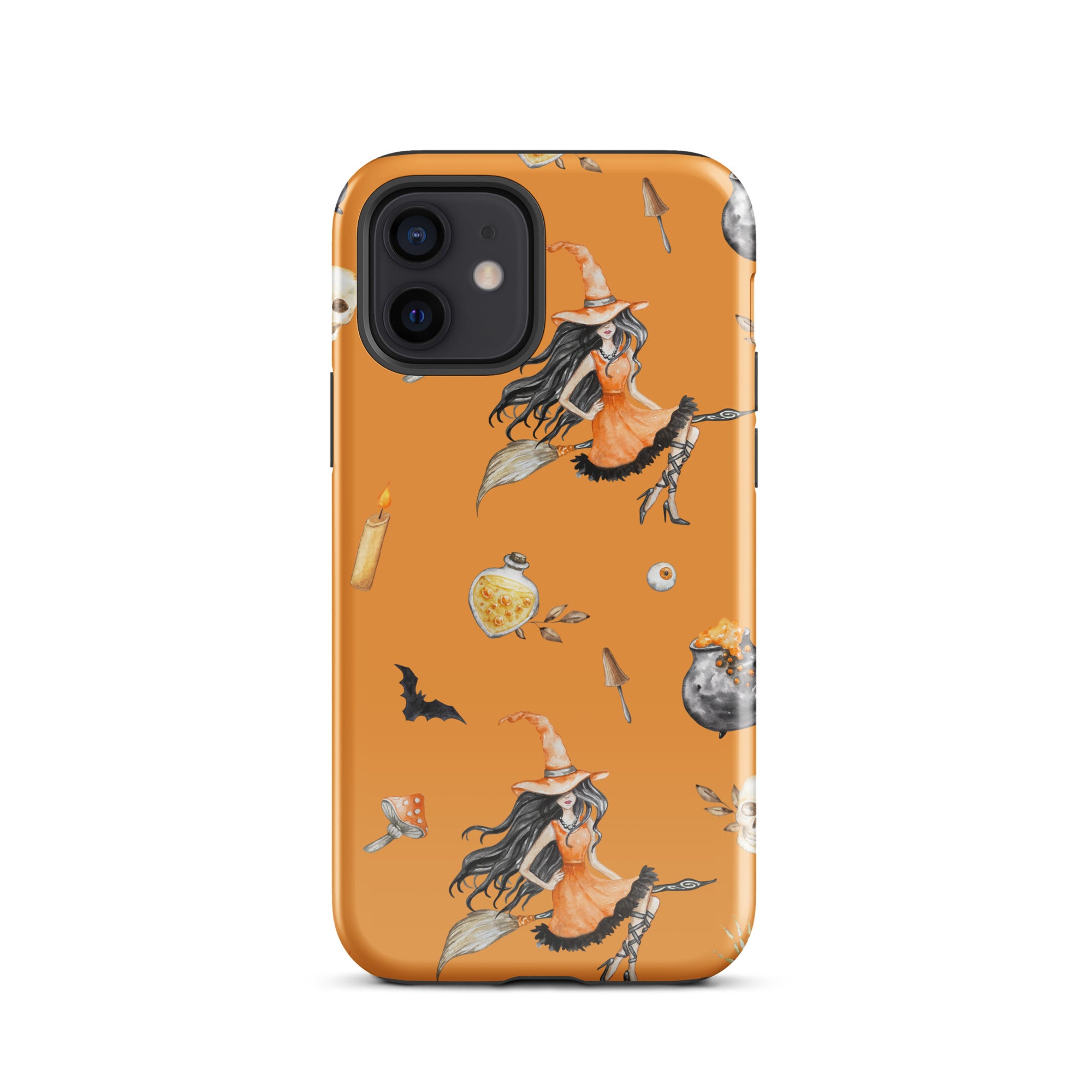 Premium Witch's Broomstick iPhone Case - Durable Protective Cover for iPhone 13/14/15 Pro Max - Perfect for Halloween, Cosplay & Witch-Themed Parties