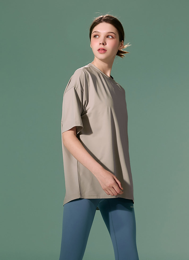 Premium Ice Feather Over Fit T-Shirt for Men & Women - Soft Comfortable Slim Fit Tee for Casual Wear, Gym, and Everyday Outfits
