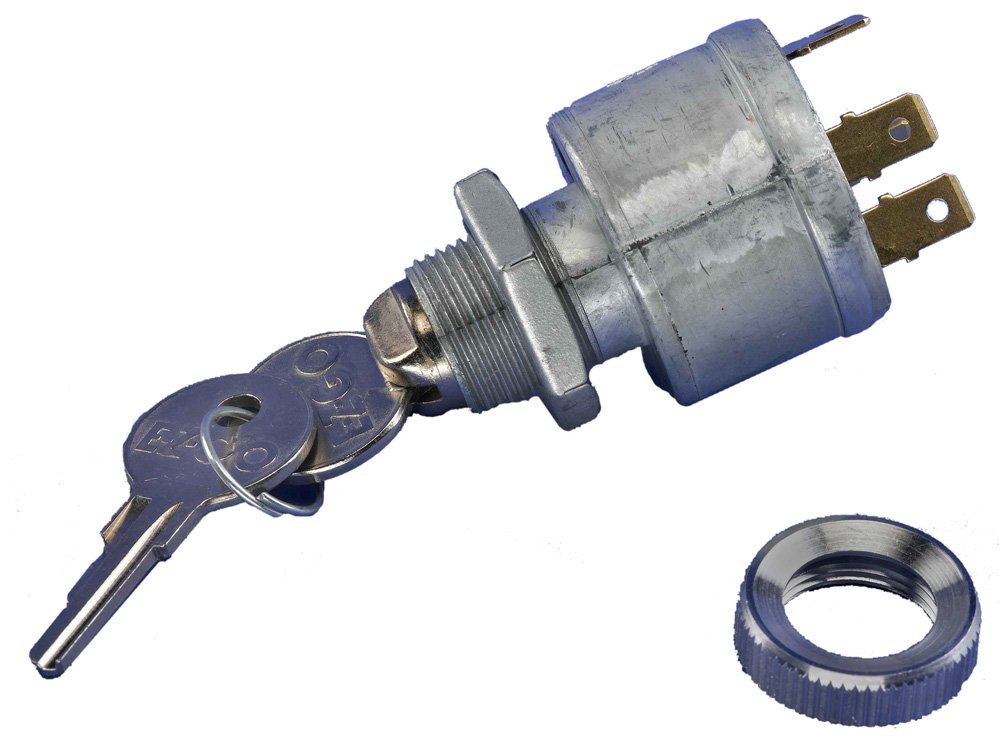 EZGO Unique Keyed Ignition Switch for Cars with Lights - Universal Replacement Part for Vehicle Security & Lighting System Upgrade