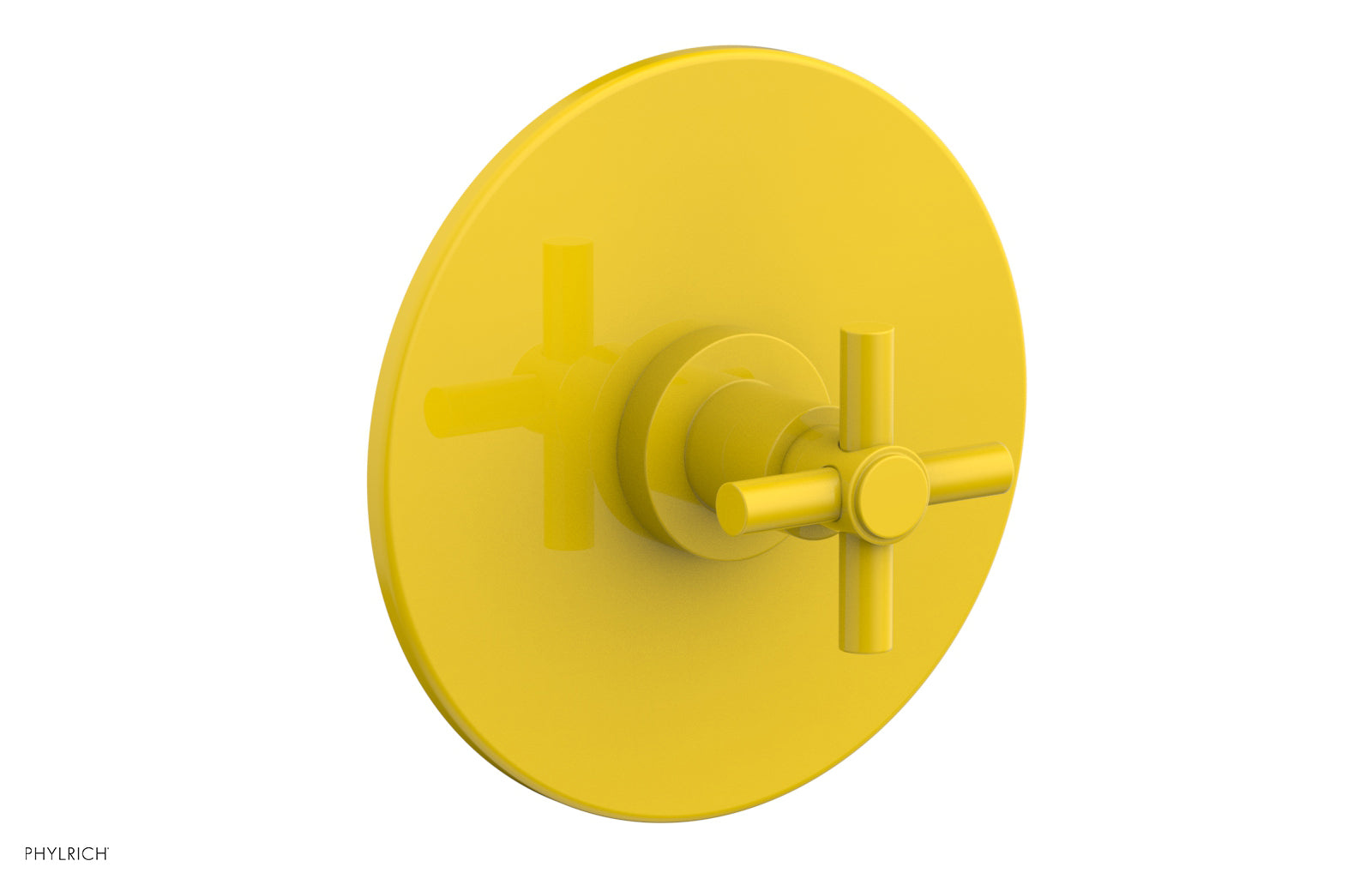 BASIC 1/2 Thermostatic Shower Trim with Tubular Cross Handle DTH134 - Perfect for Bathroom Renovation & Modern Shower Systems