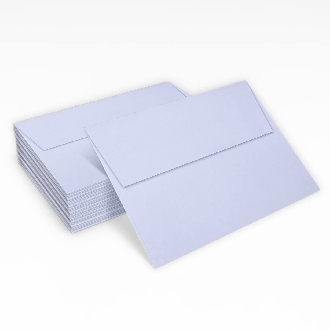 LUXPAPER A7 Invitation Envelopes 5x7 Cards - 80 lb. Lilac Purple Printable Envelopes with Peel & Press Seal - 1000 Pack (5.25x7.25 in) - Perfect for Wedding Invitations, Greeting Cards, Business Correspondence & Special Events