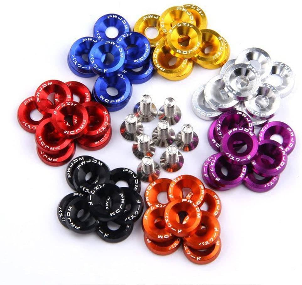 JDM Quick Release Fasteners Kit for Car Bumpers, Trunk & Fender Hatch Lids - Secure Fastening Solution for Racing, Drifting & Custom Car Modifications