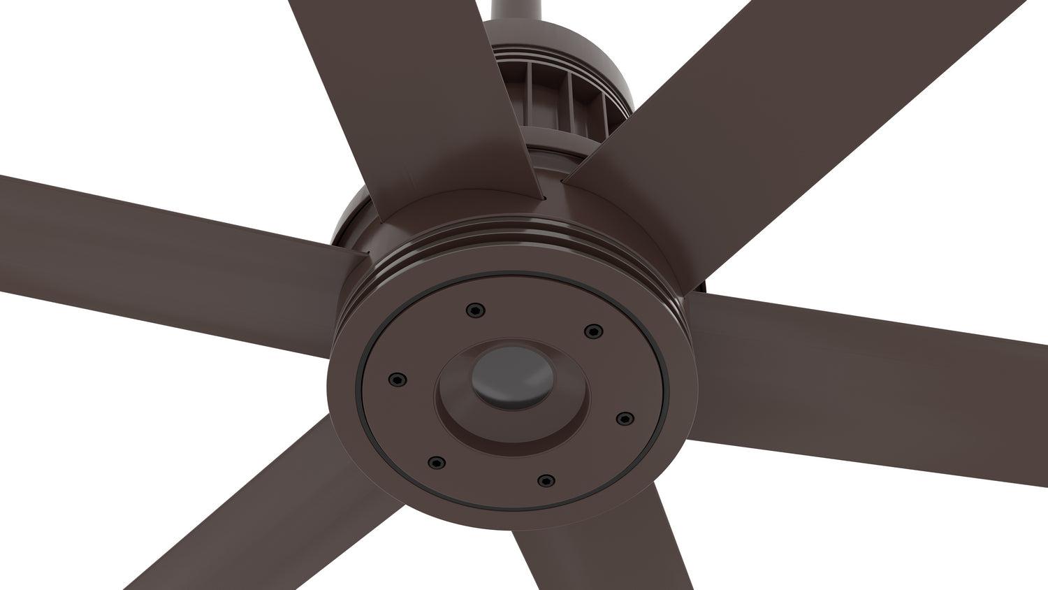 Big Ass Fans 60-Inch Ceiling Fan with Remote Control - Energy Efficient Large Room Air Circulator for Living Room, Bedroom, or Outdoor Patio