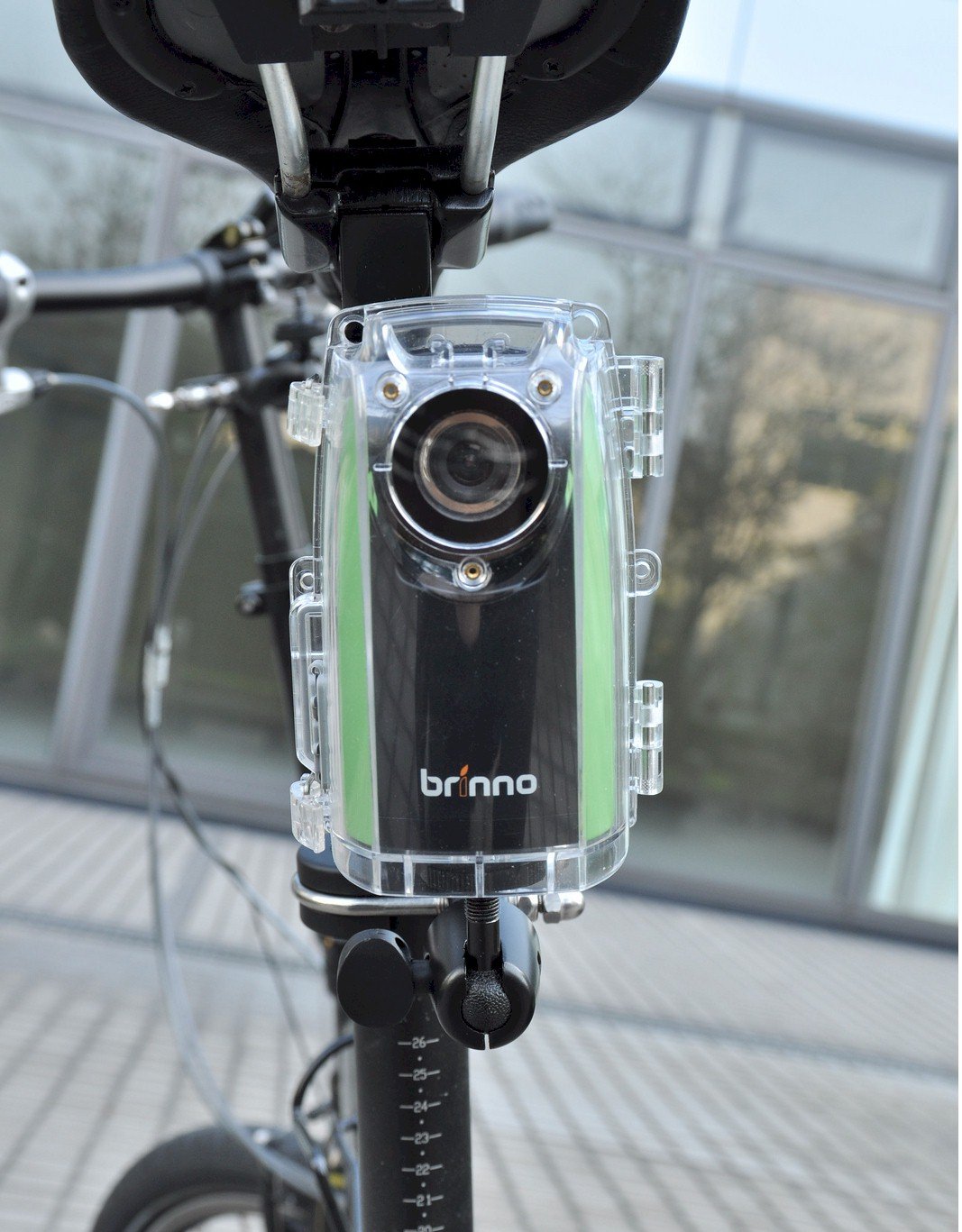 Brinno BBC100 Bike Camera - HD Cycling Action Camera for Mountain Biking, Road Cycling & Commuting - Waterproof Sports Camera for Adventure Recording & Vlogging