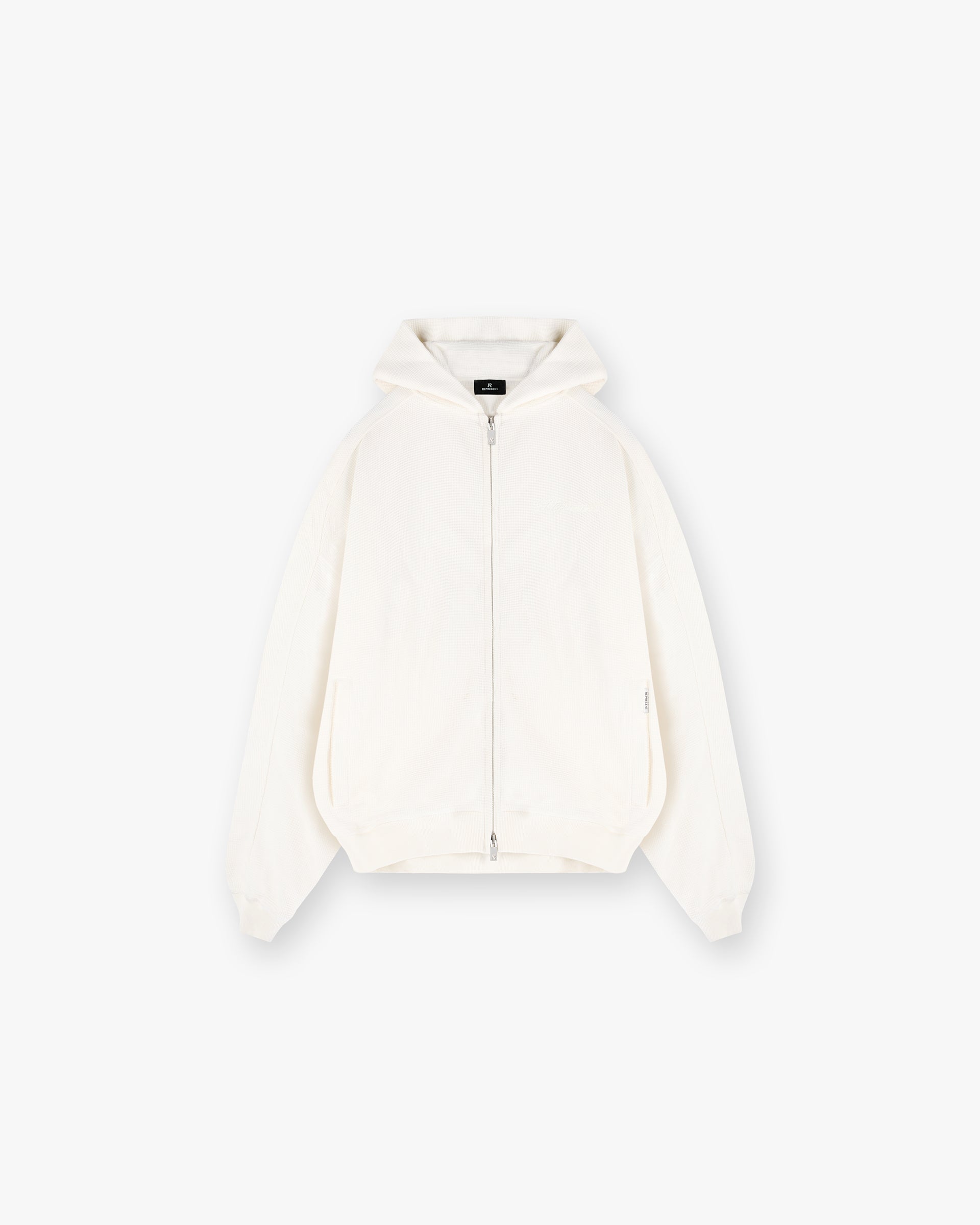 Waffle Zip Through Hoodie for Men & Women - Soft Fleece Lined Pullover Sweatshirt - Cozy Winter Casual Wear for Outdoor Activities & Lounge