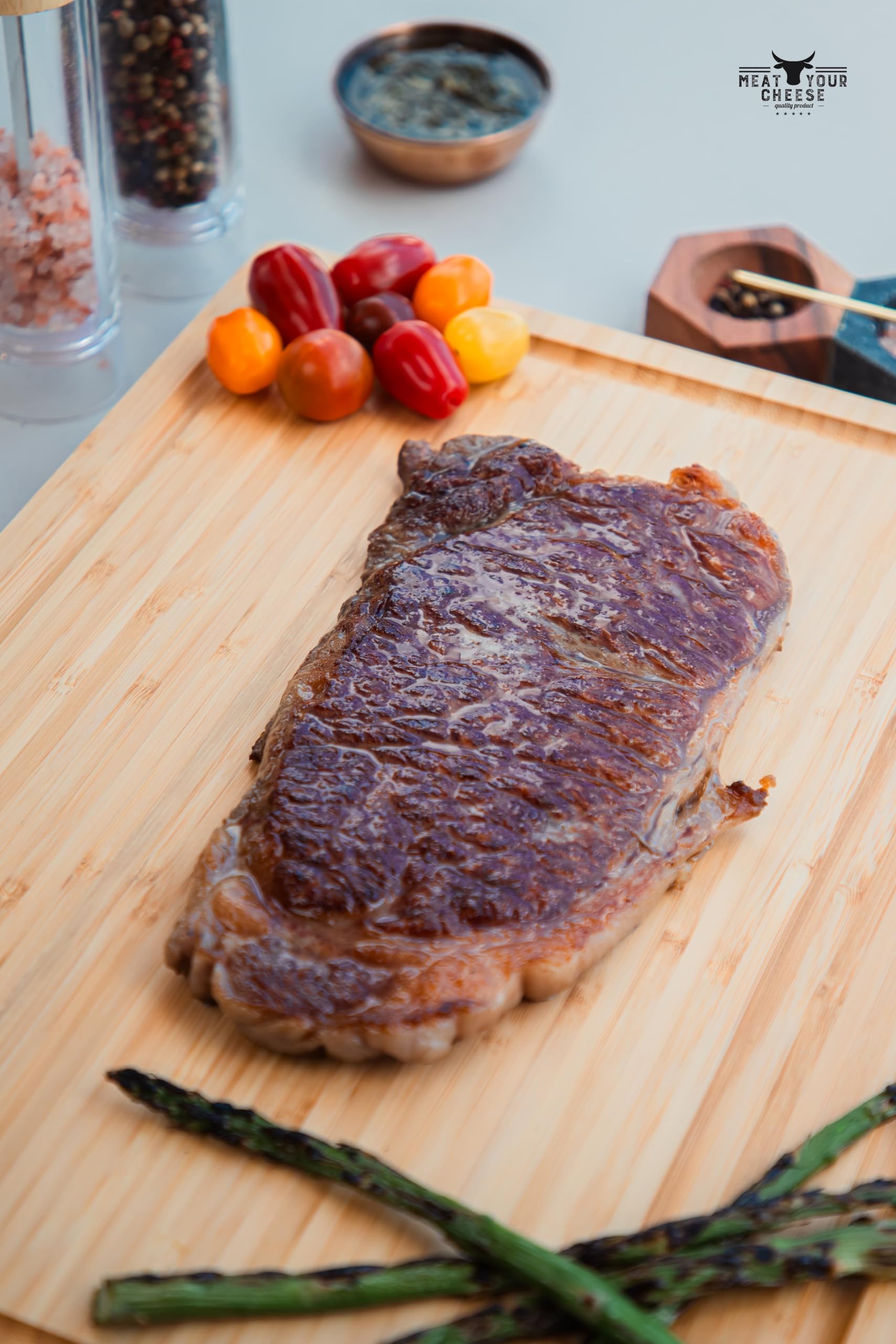 Premium Japanese A5 Wagyu New York Strip Steak - 16oz Pack (100% Kagoshima Sourced) | Gourmet Beef for Grilling, Special Occasions & Luxury Dining Experiences