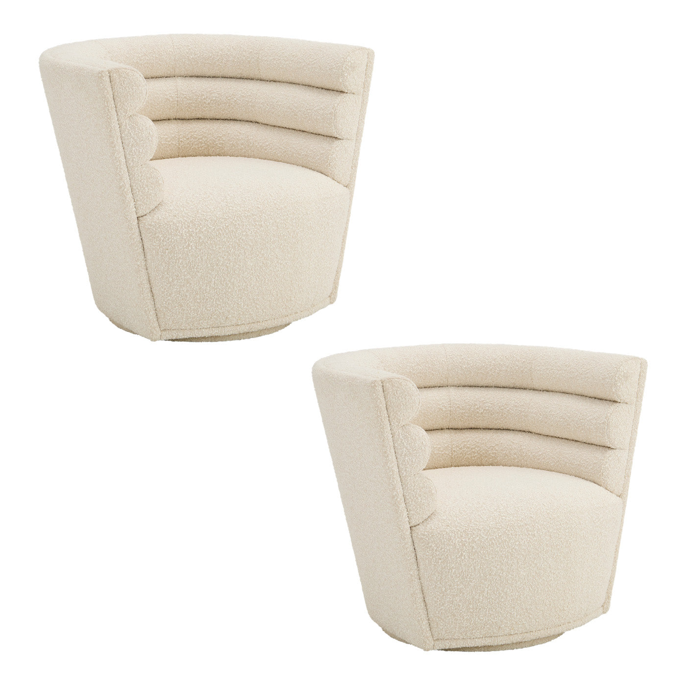 Premium Maxime Swivel Chair Set - 360° Rotating Ergonomic Office Chair with Adjustable Height - Perfect for Home Office, Gaming & Workspace Comfort