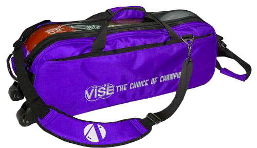 3 Ball Purple Roller Tote Bag with Clear Top - Perfect for Gym, Travel & Workout Accessories Storage | Durable & Stylish Carryall for Women & Men