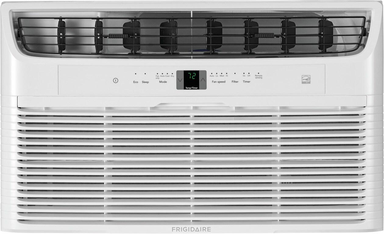 Frigidaire FHTE143WA2 14,000 BTU Built-In Room Air Conditioner with Supplemental Heat - Perfect for Bedrooms, Living Rooms & Home Offices