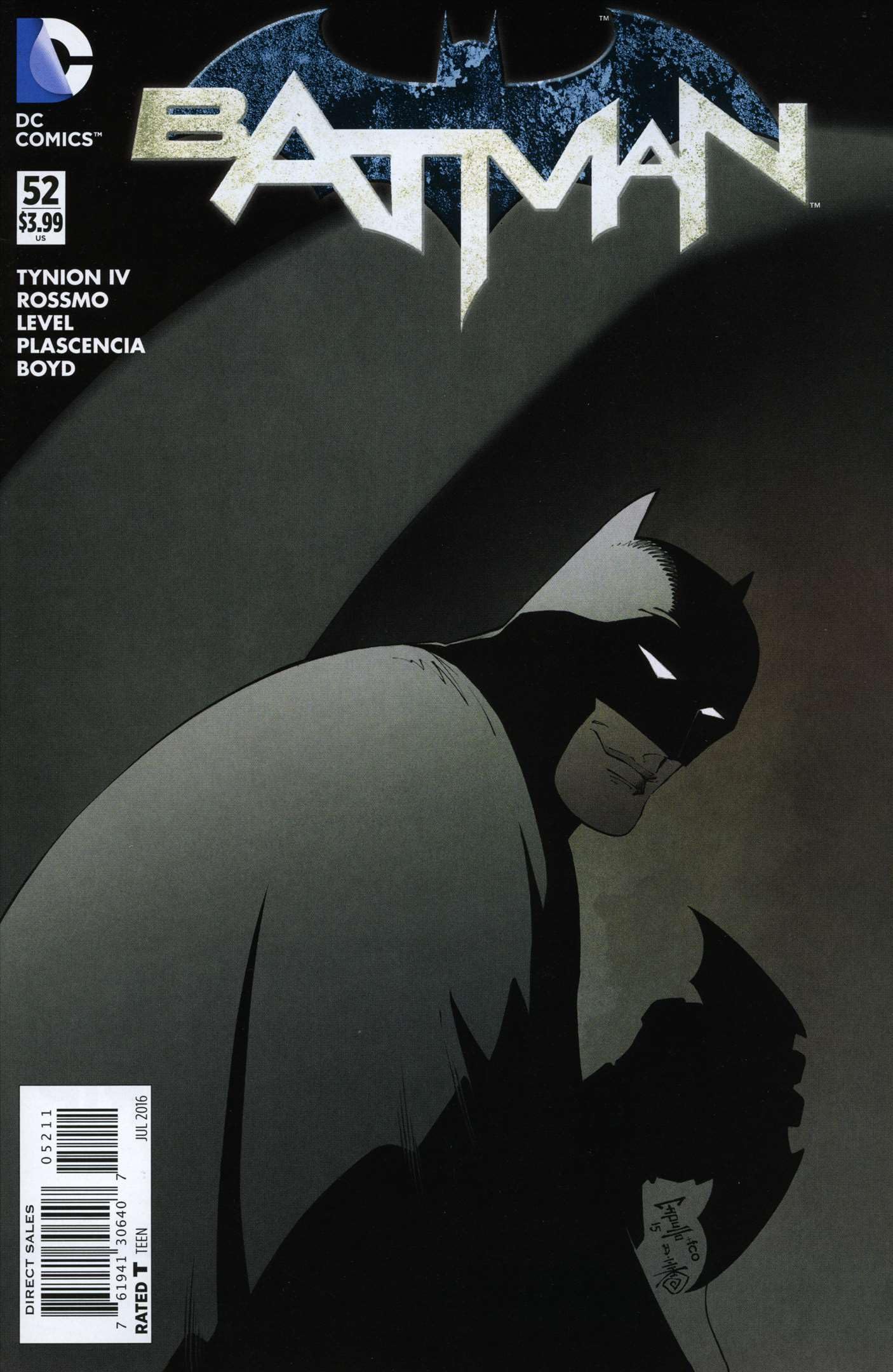Batman (2nd Series) #52 FN - DC Comics New 52 Scott Snyder Final Issue | Collectible Comic Book for Fans & Investors | Perfect for Display, Gifts & Comic Collections