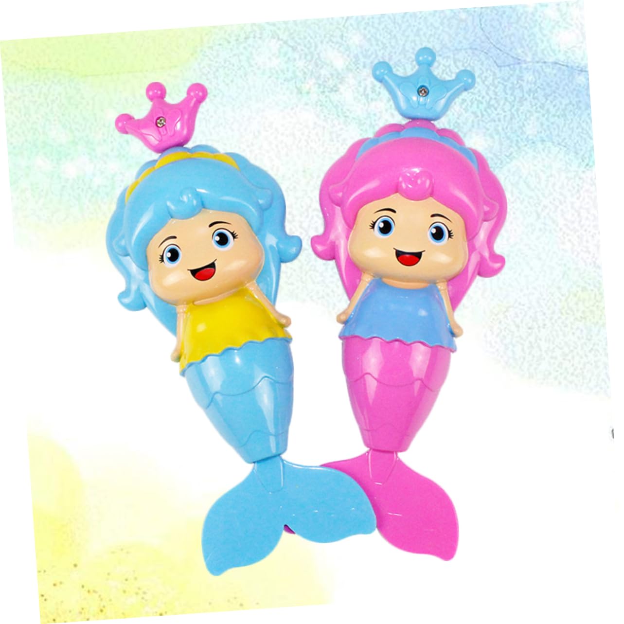 TOYANDONA 4 Pack Wind Up Animal Bath Toys for Kids - Duck, Turtle, Frog & Whale - Fun Bathtub Water Toys for Toddlers & Babies - Perfect for Bath Time Play, Sensory Development & Pool Parties