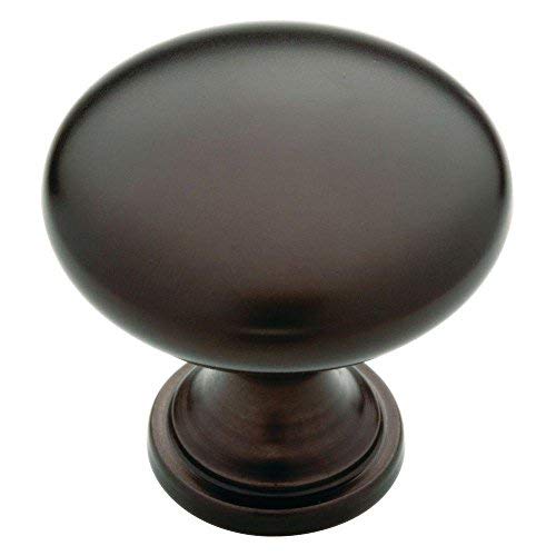 Laurey 54666-100 Danica Oil Rubbed Bronze Cabinet Knob - 100 Piece Set for Kitchen, Bathroom & Furniture Hardware Upgrade