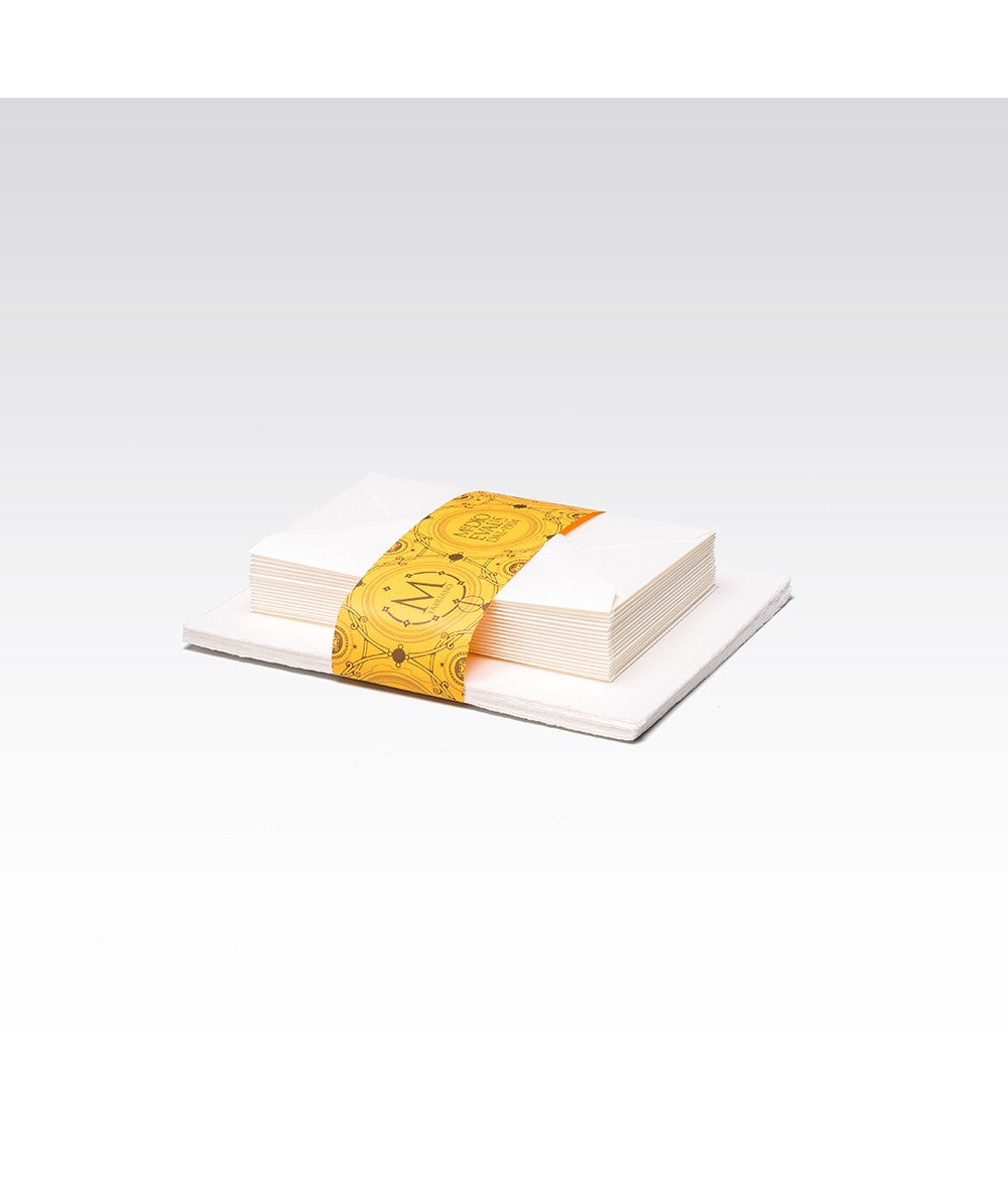Fabriano Medioevalis Premium Folded Greeting Cards and Envelopes Set - Elegant Stationery for Weddings, Thank You Notes & Special Occasions