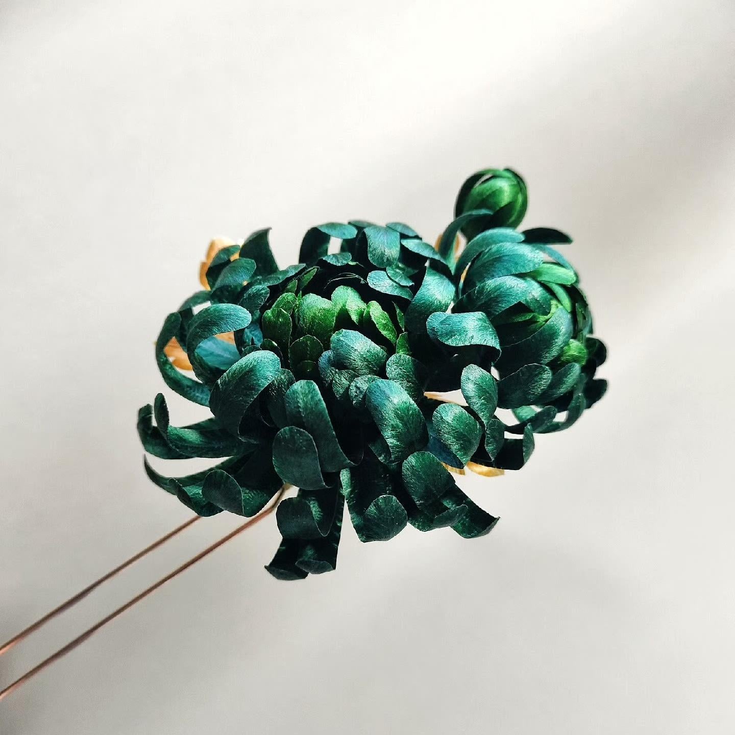 Handmade Silk Chrysanthemum Hairpin - Elegant Floral Hair Accessory for Women | Perfect for Weddings, Parties & Special Occasions