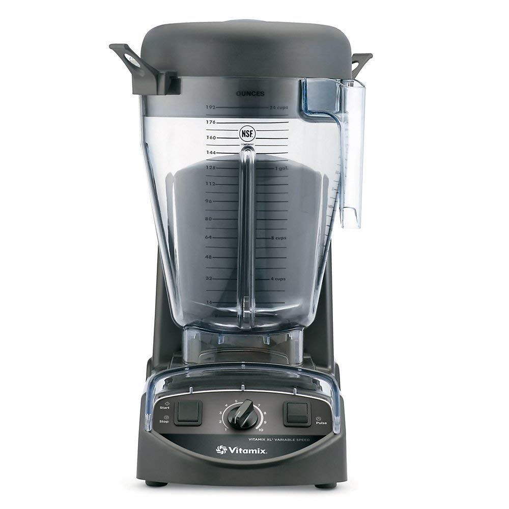 Vitamix 5201 XL Variable Speed Blender - 64oz Large Capacity, Black/Clear Container - Perfect for Smoothies, Soups & Nut Butters - Professional Grade Kitchen Blender for Home & Commercial Use