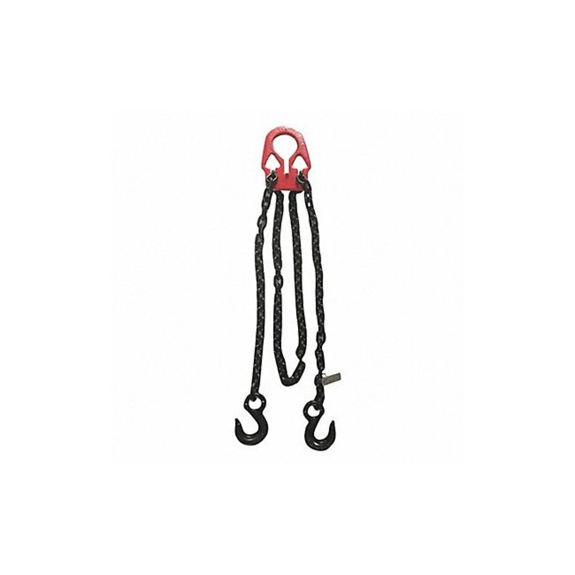 G80 Adjustable Link Chain Sling - 10 ft Length - Heavy Duty Lifting & Rigging Equipment for Construction, Towing & Industrial Use