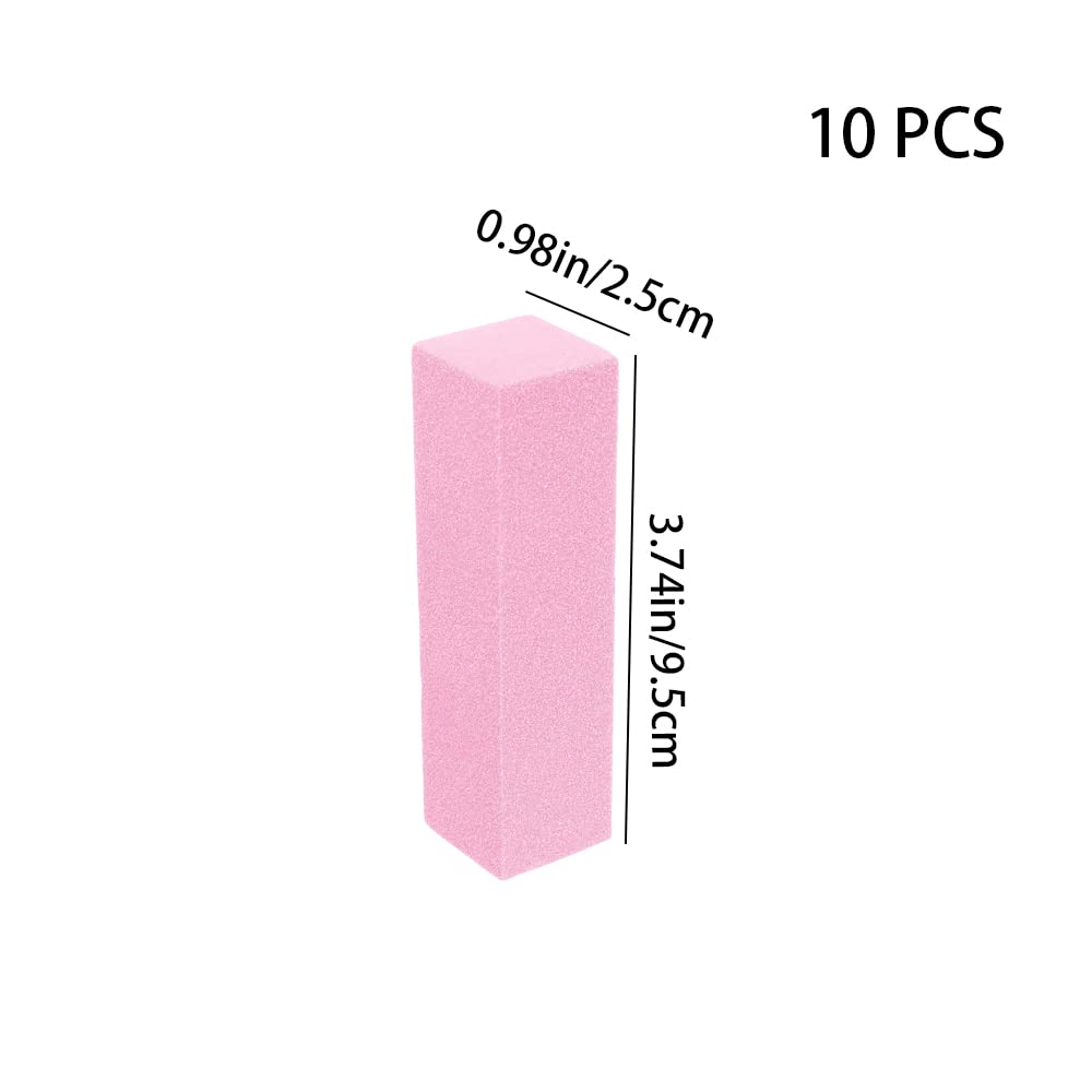 10 Pcs Professional Nail Buffer Blocks - Multi-Sided Nail Polishing & Sanding Kit for Home DIY, Manicure & Nail Salon | Perfect for At-Home Nail Care, Salon Treatments & Gift Sets