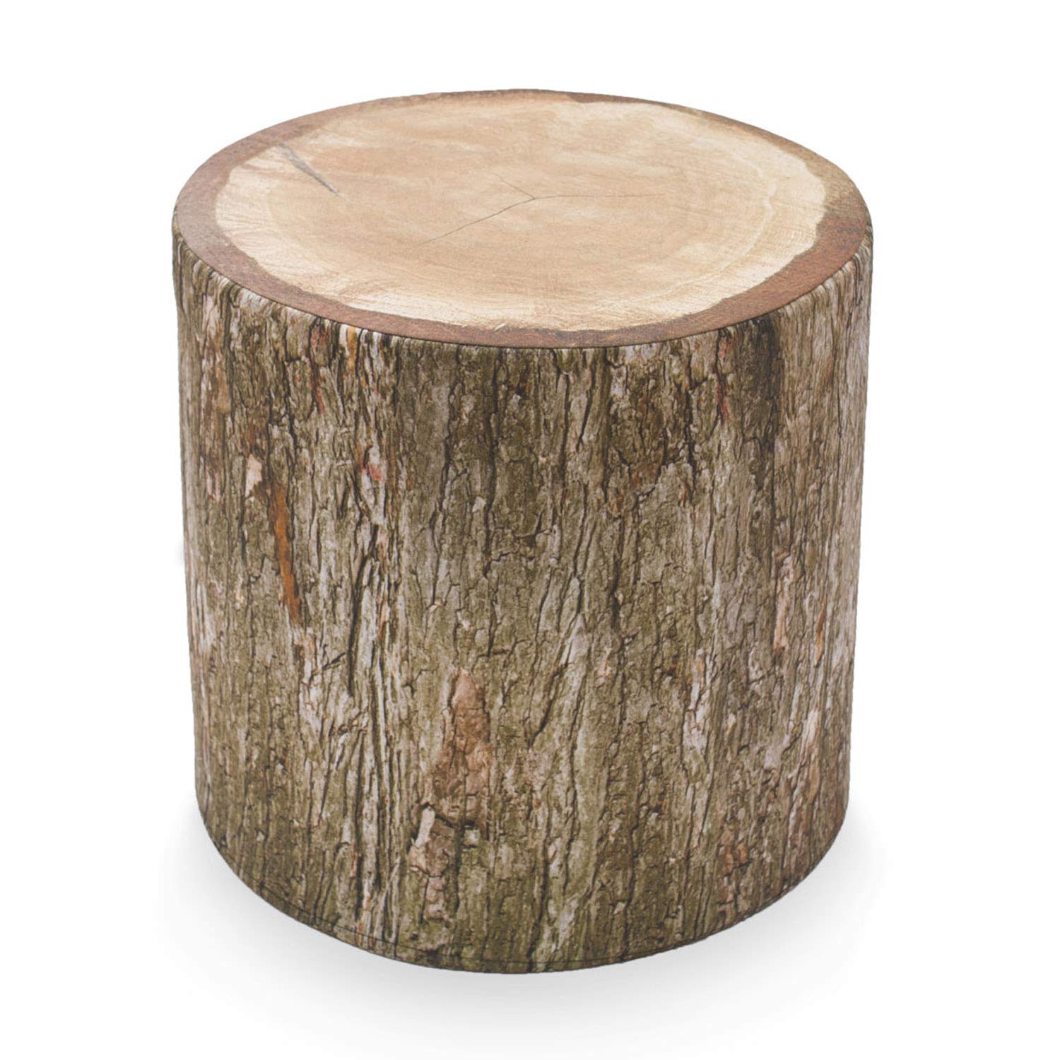 Delsit Woody Outdoor Pouf Ottoman – Waterproof Round Seat for Indoor & Outdoor Use | Lightweight European-Made Footrest & Stylish Home Decor | Perfect for Patio, Garden, Living Room & Lounge