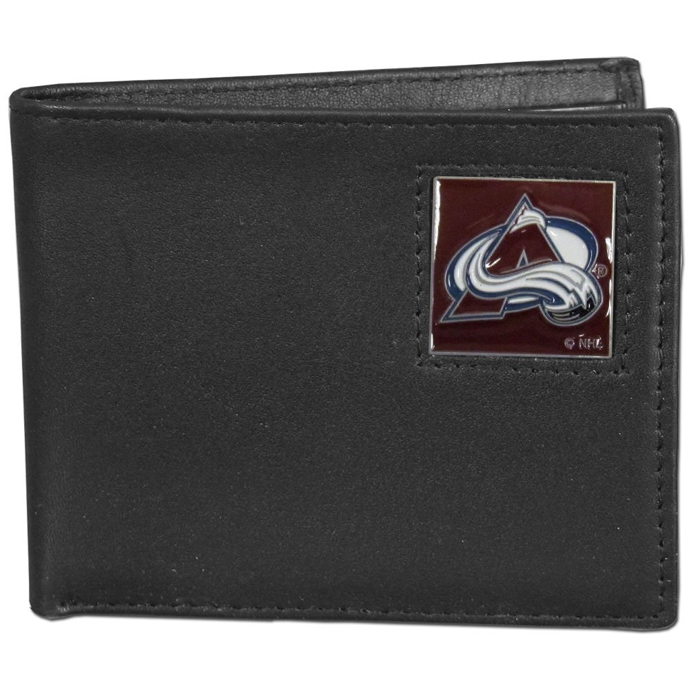 Genuine NHL Leather Bi-Fold Wallet for Men - Premium Gift Box Packaging - Perfect for Hockey Fans, Sports Enthusiasts & Everyday Carry
