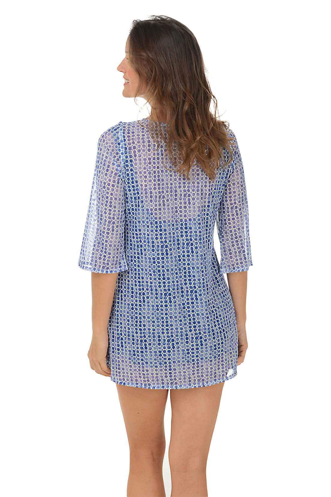 Oasis Mesh Tunic Cover Up - Lightweight Beach Dress, Swimwear Cover, Summer Fashion for Women | Perfect for Poolside, Vacation & Boho Outfits