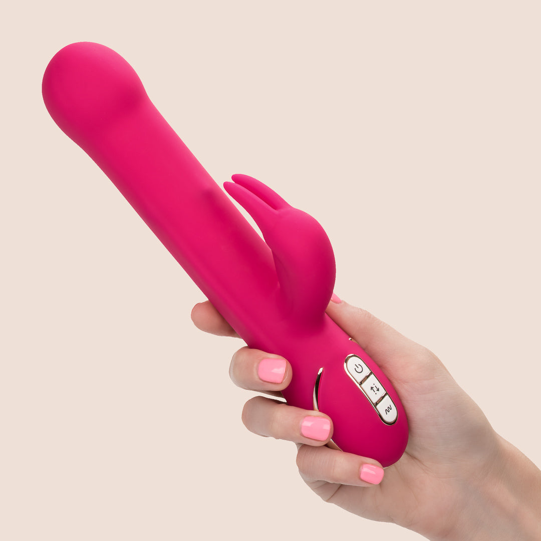 Jack Rabbit Signature Silicone Beaded Rabbit Vibrator - Powerful Vibrations & Rolling Beads for Intense Stimulation | Perfect for Couples Play & Solo Pleasure