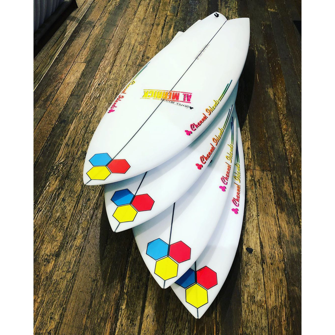 Channel Islands FishBeard 5'9 Surfboard with PU Future Fins - Perfect for Shortboard Surfing & Beach Waves