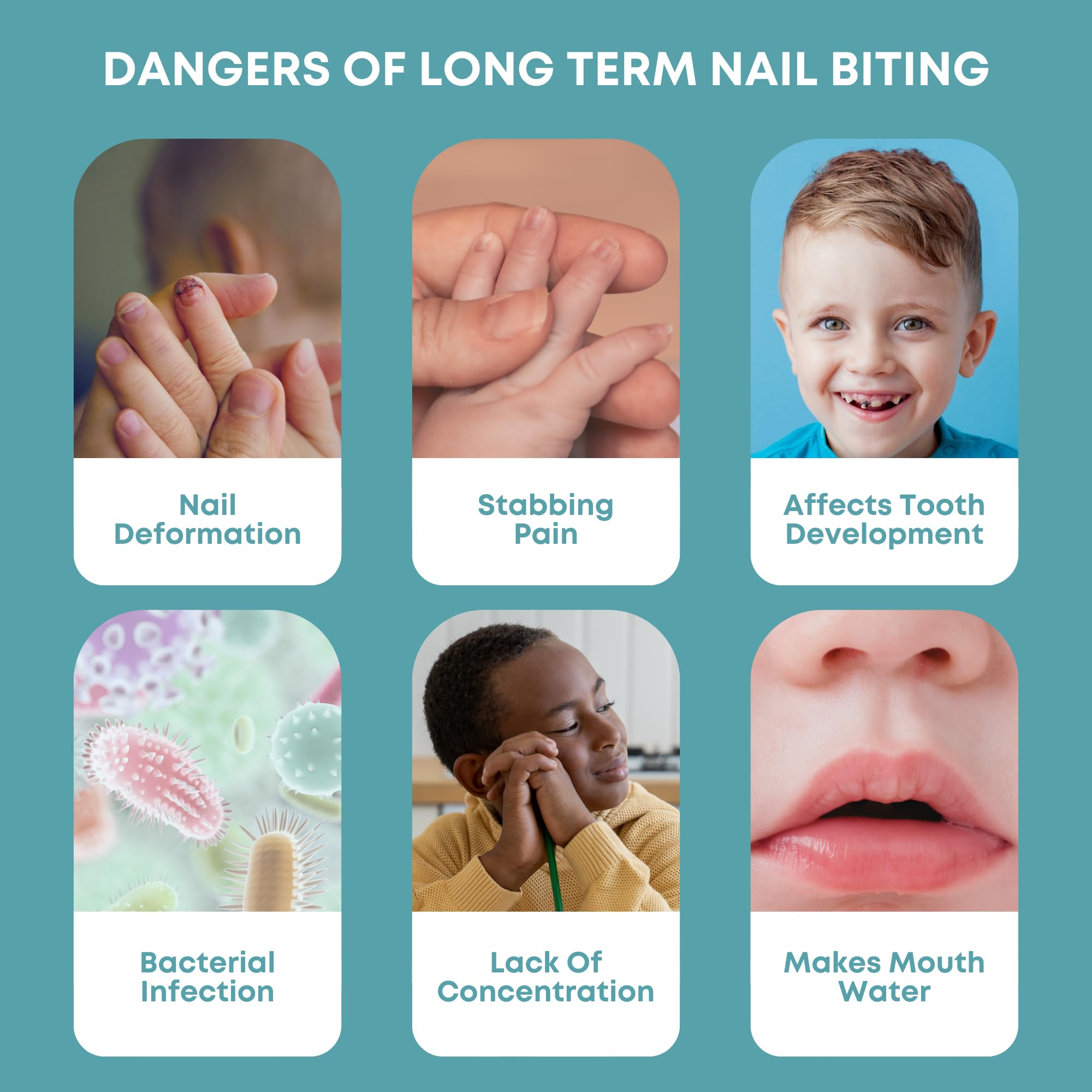 100% Natural Bitter Nail Biting & Thumb Sucking Deterrent for Kids & Adults | Safe, Gentle Formula for Skin & Teeth | Effective Habit Breaker in 21 Days | Perfect for Home, School & Travel Use