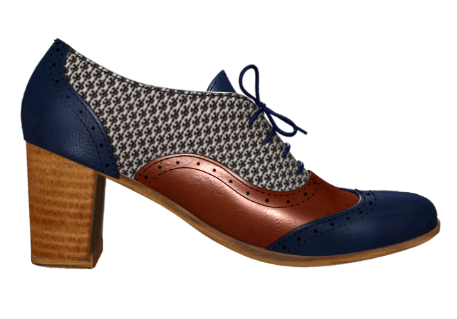 Holborn Block Heel Shoes - Comfortable Women's Chunky Heel Pumps for Work, Office & Special Occasions