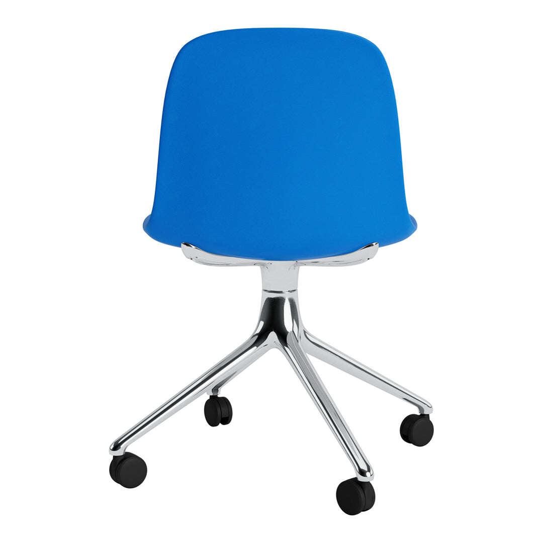 Ergonomic Form Chair with 4-Wheel Swivel Base - Adjustable Office Chair for Home & Work - Perfect for Desk Work, Gaming, and Study Sessions