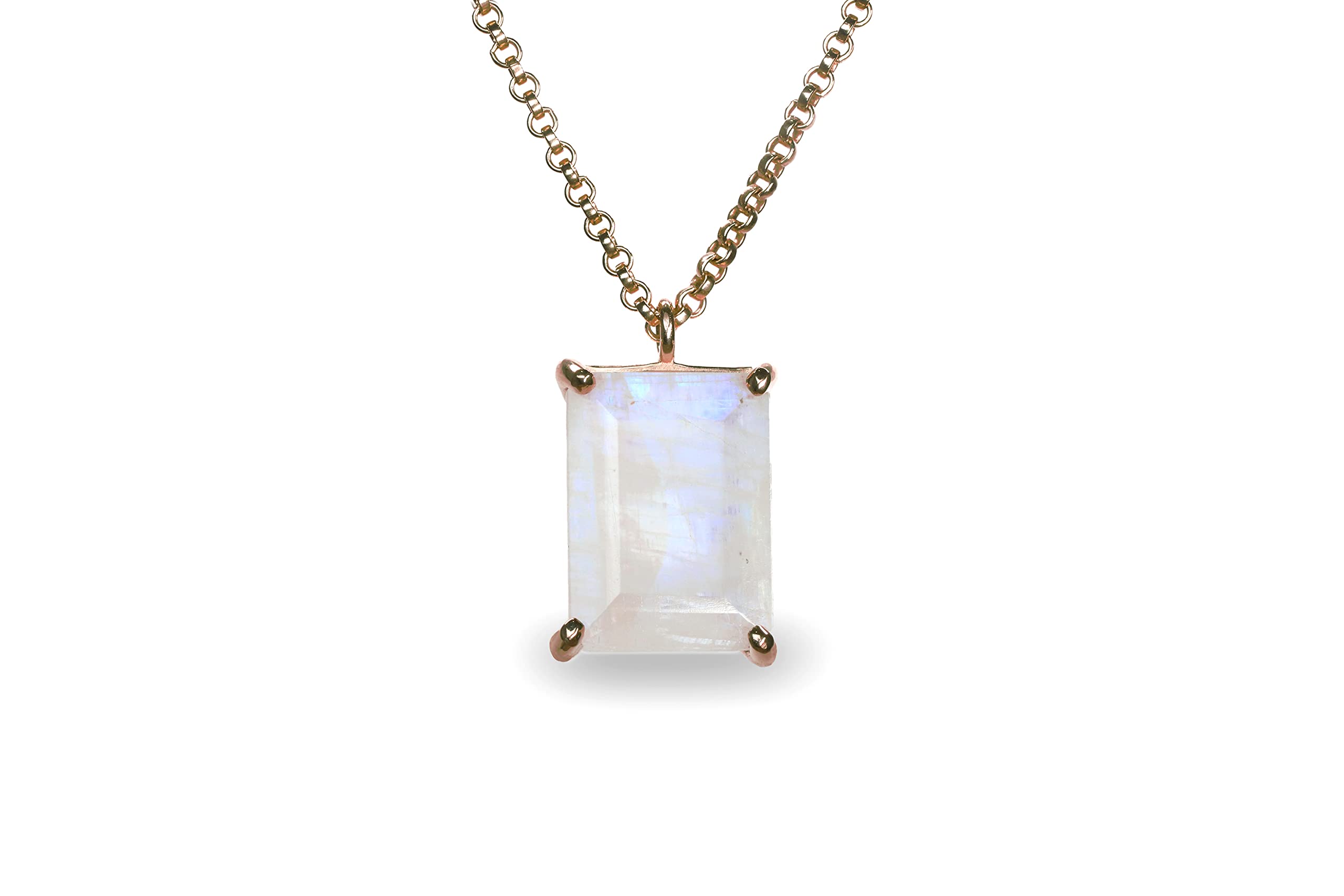 Moonstone Necklace for Women - Elegant June Birthstone Jewelry - Handmade Pendant for Mom, Wife, Sister & Girlfriend - Perfect for Wedding, Anniversary, Prom & Holiday Gifts | Great for Date Nights, Office Wear & Special Occasions