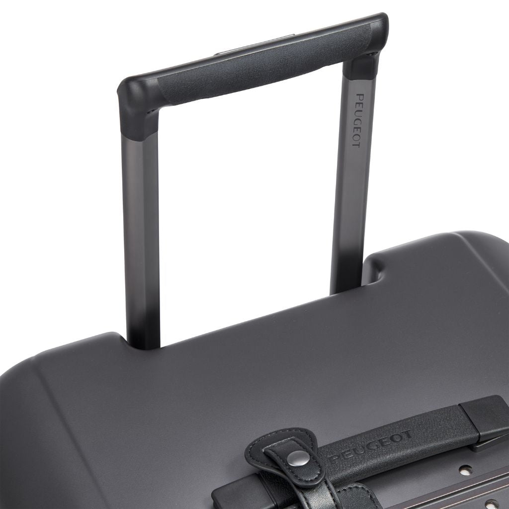 Peugeot Voyages 73cm Zipperless Trunk Luggage - Durable Anthracite Hard Shell Suitcase for Travel, Business Trips & Airplane Carry-On