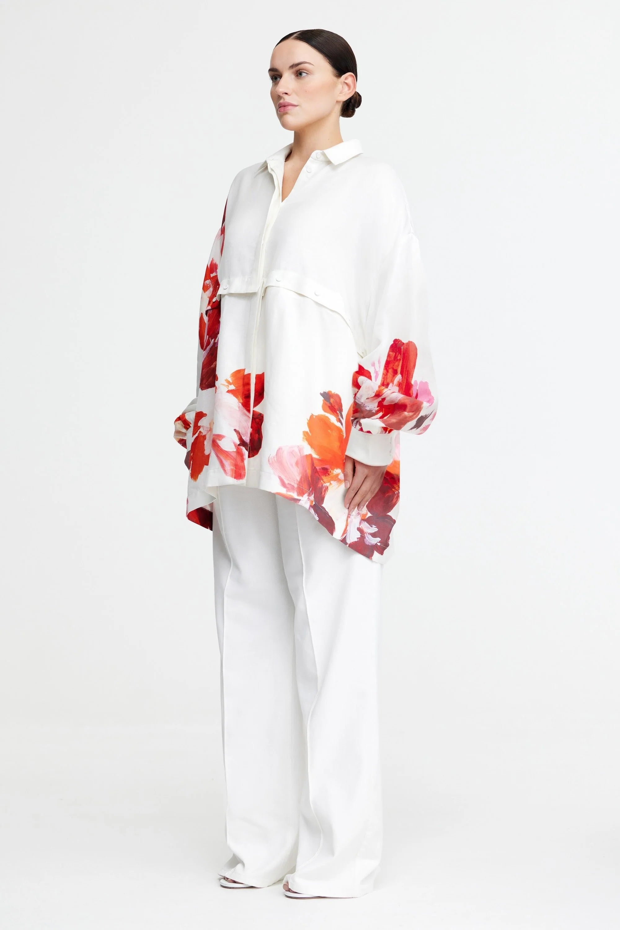 Chapelhill Shirt Wildberry Bloom - Stylish Floral Print Casual Top for Women | Perfect for Spring Outings, Brunch Dates & Weekend Getaways