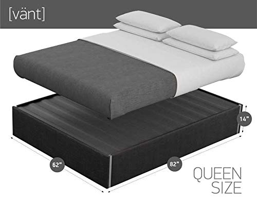 Velvet Upholstered Queen Size Platform Bed Frame - Platinum Grey Modern Bed with Easy Assembly, No Box Spring Needed - Sturdy Foundation for Optimal Support - Perfect for Master Bedrooms, Guest Rooms & Small Spaces