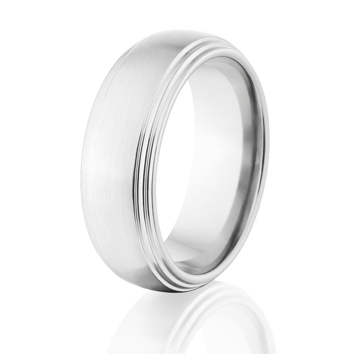 Premium Cobalt Bands for Men - Handcrafted in USA - Comfort Fit Wedding Ring - Durable & Hypoallergenic Cobalt Chrome Ring for Everyday Wear, Anniversary Gifts & Special Occasions