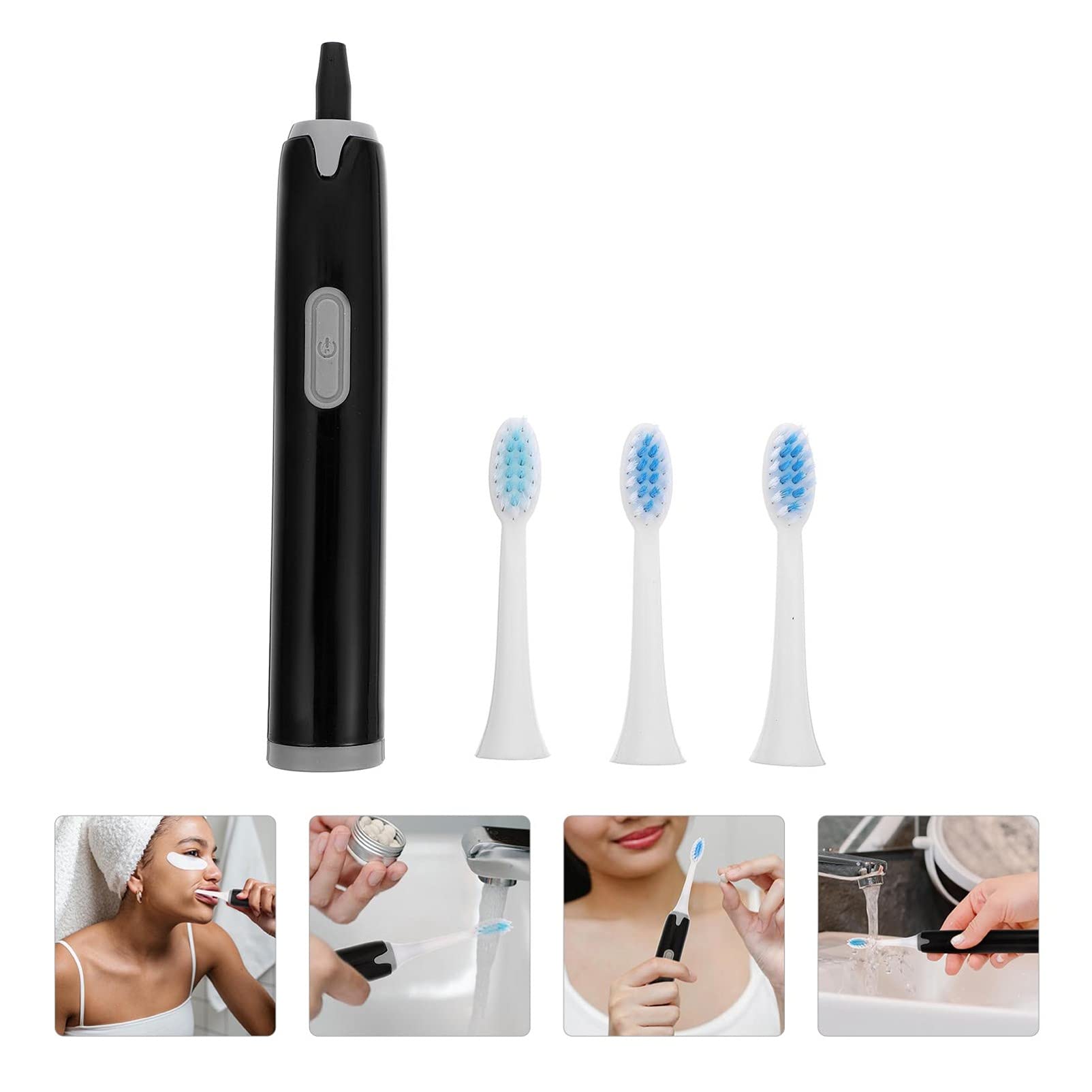 Healifty Electric Toothbrush for Adults - Rechargeable Sonic Toothbrush with Soft Bristles, 5 Cleaning Modes & 2-Minute Timer - Perfect for Home, Travel & Daily Oral Care Routine