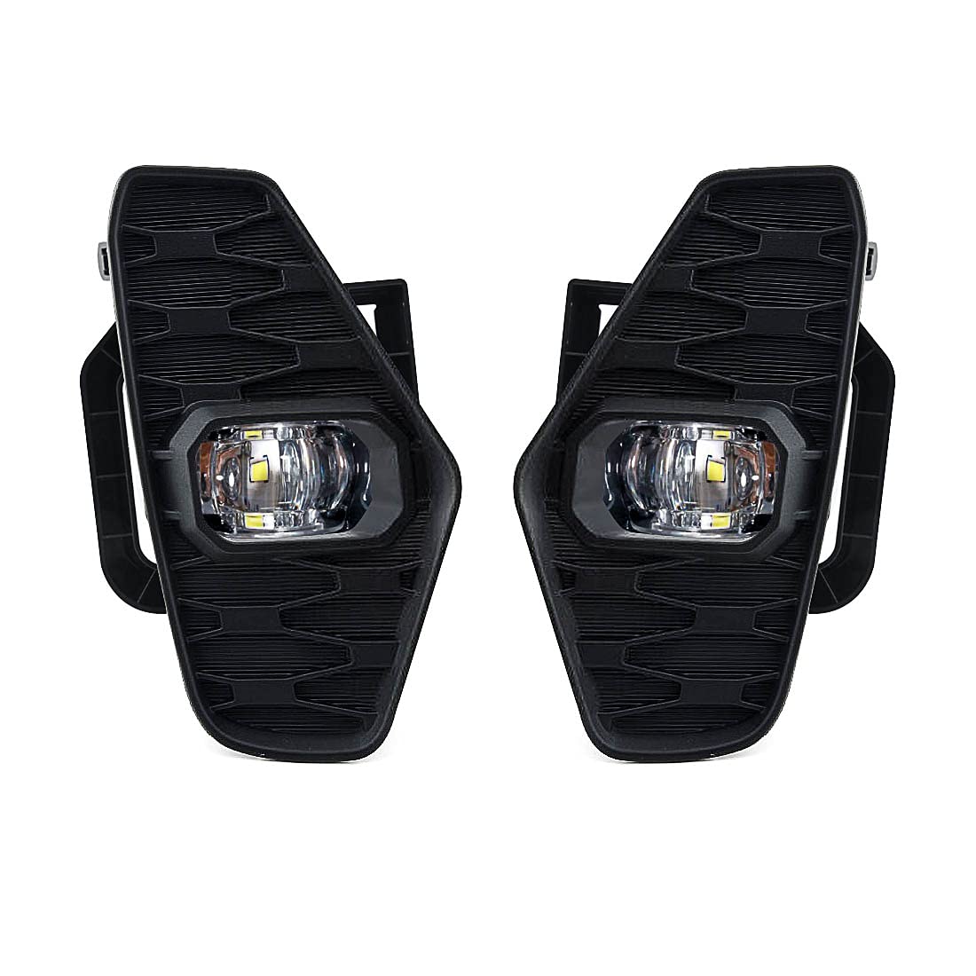 Nissan Navara 2021-2022 LED Fog Lights with DRL & Turn Signal - Replacement Fog Lamps for Navara Nueva D23 Pro-4X Facelift NP300 - Upgrade for Better Visibility in Rain & Fog Driving Conditions