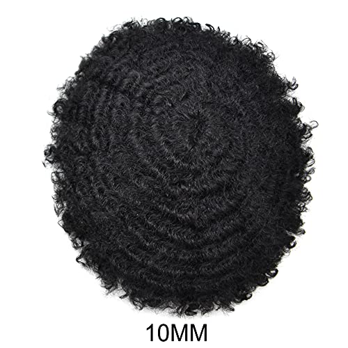 1# Jet Black-10mm Afro Wave