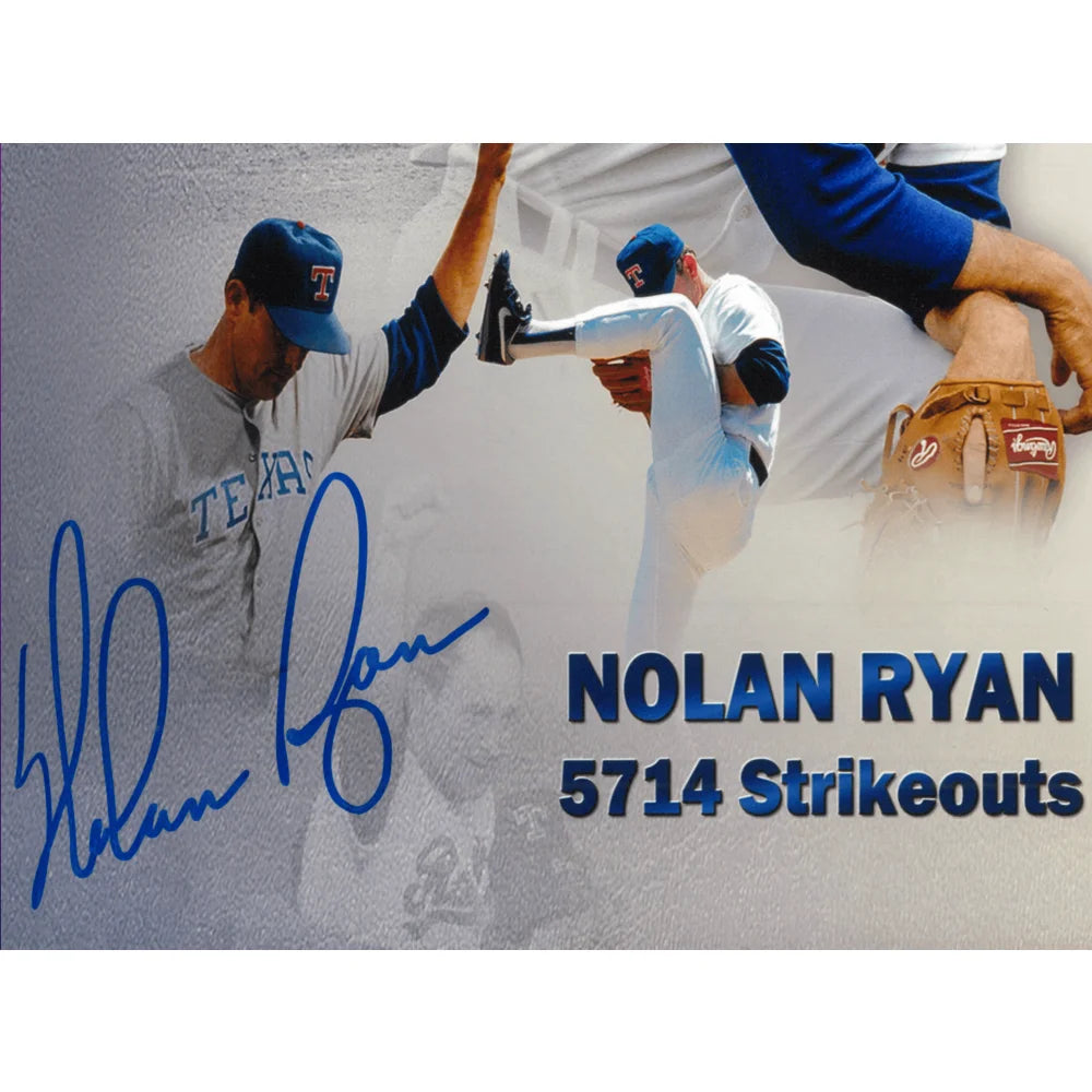 Nolan Ryan & Pete Rose Autographed 11x14 Baseball Photo - Framed with JSA COA - Cincinnati Reds & Texas Rangers Memorabilia - Perfect for Sports Collectors, Man Cave Decor, and Gift for Baseball Fans