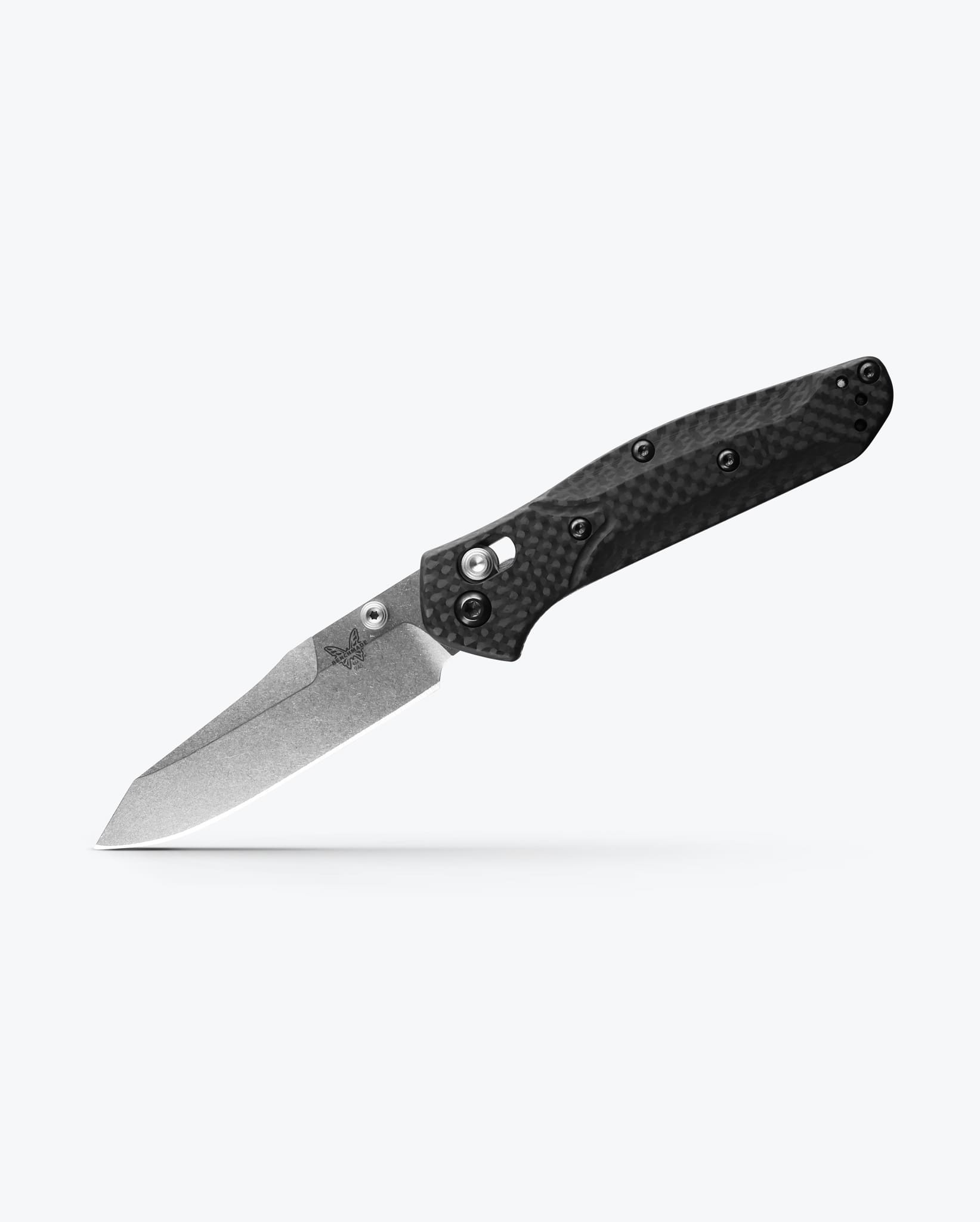 Benchmade 945 Mini Osborne Folding Knife - Carbon Fiber Handle, Lightweight EDC Pocket Knife for Everyday Carry, Outdoor Adventures & Camping