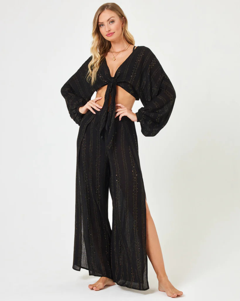 L*Space Reese Magic Hour Top Black - Stylish Women's Swimwear for Beach, Pool & Vacation | Perfect for Summer Getaways & Tropical Trips