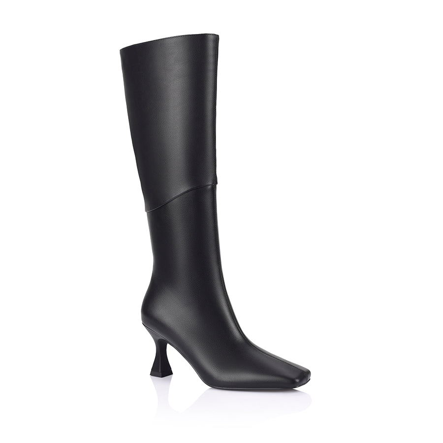 Ultra Knee High Boots for Women - Black Leather Winter Fashion Boots | Waterproof & Comfortable for Snow, Rain & Cold Weather