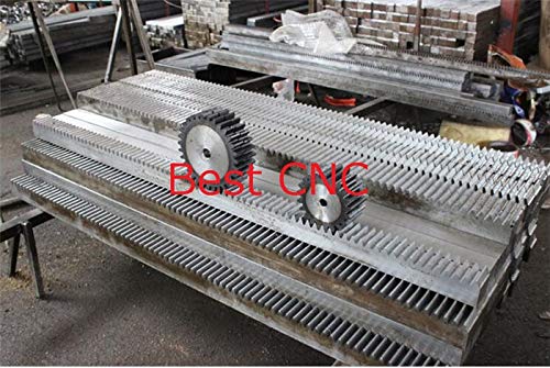 2Pcs High Precision 1.5 Modulus Steel Gear Rack (1515x500mm) + 2Pcs 1.5M 16 Teeth Pinion - CNC Compatible for Robotics, 3D Printers & Industrial Machinery