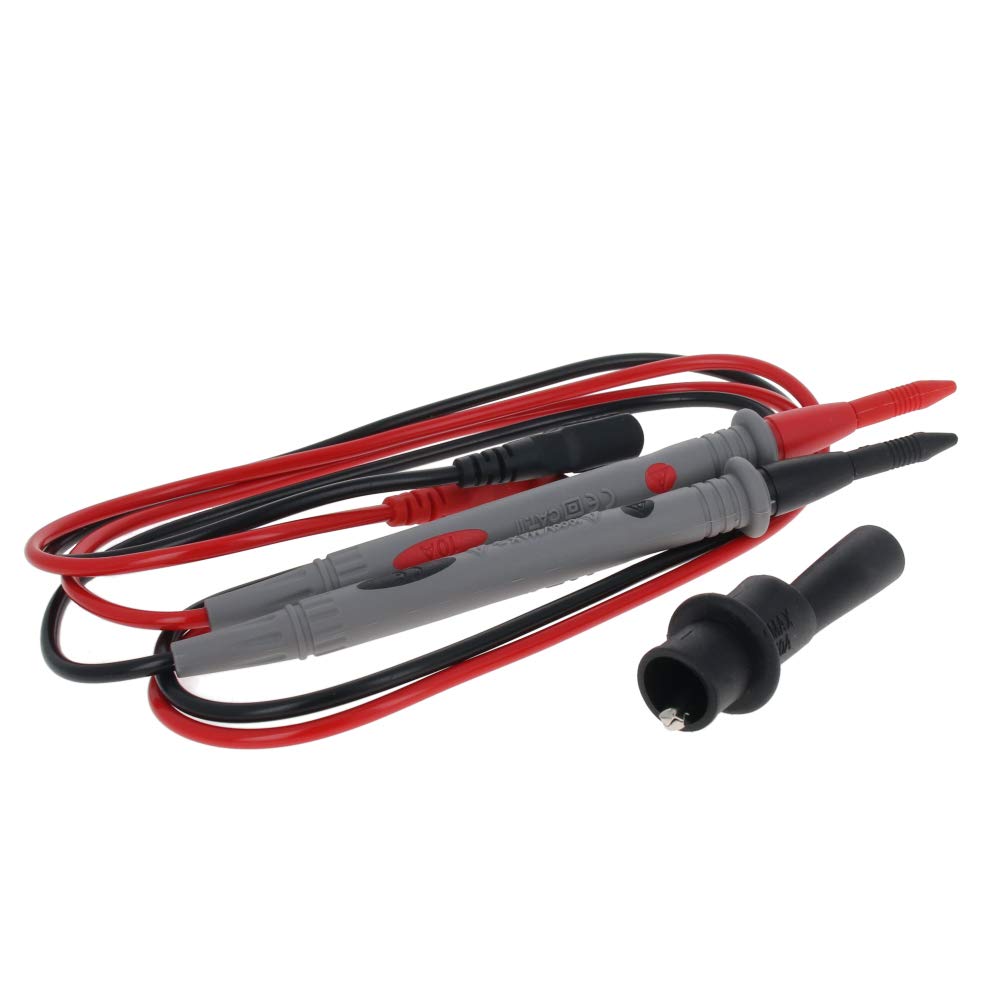 Fielect Digital Multimeter Test Leads with Alligator Clips - 2PCS High-Quality Multimeter Probe Tester Wire Pen Cable for Electrical Testing, DIY Repairs & Automotive Diagnostics