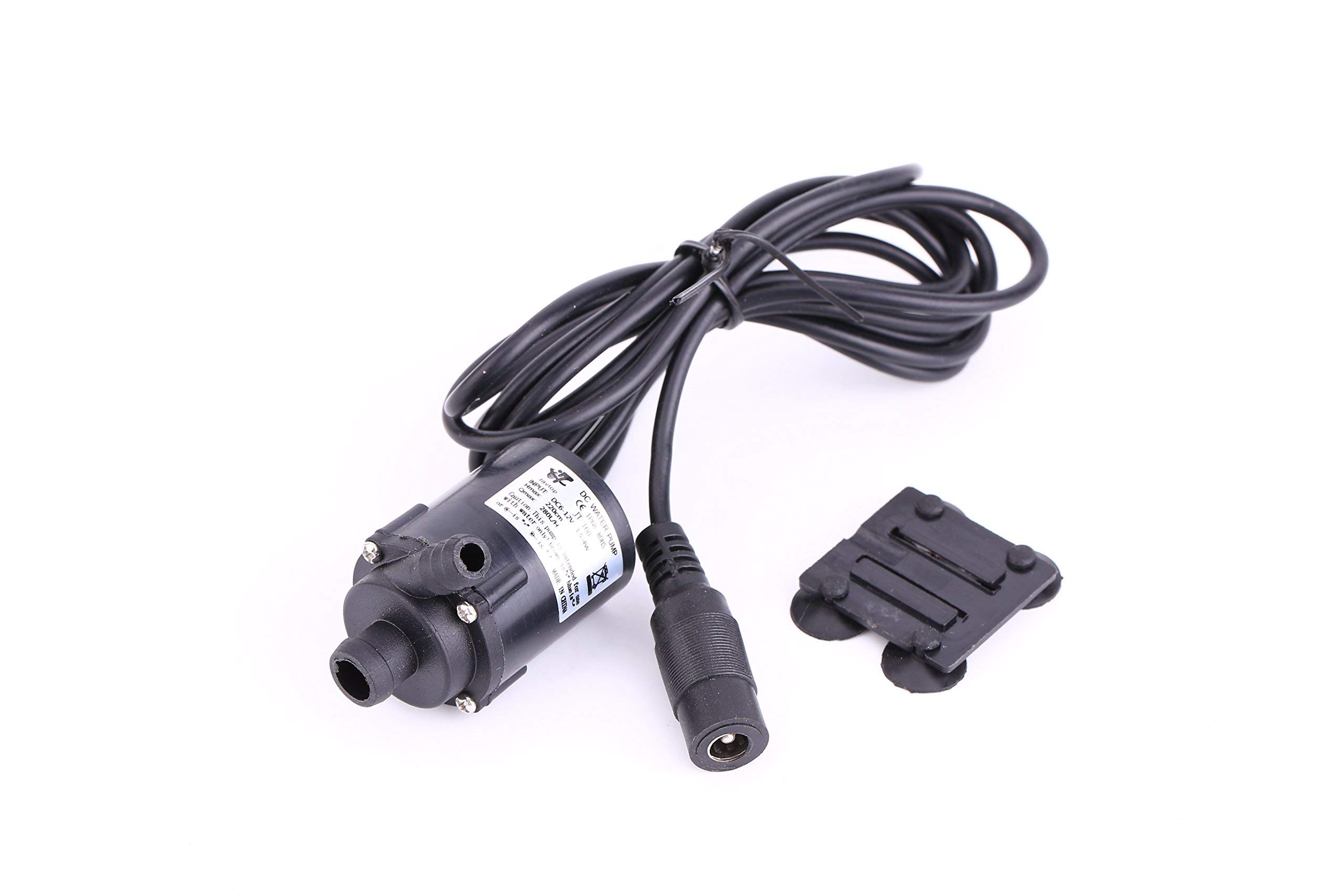 LetCart Mini Water Pump for Aquarium, Ultra Quiet Submersible Brushless DC 6V 12V Oil Water Pump - Perfect for Fish Tanks, Ponds, Fountains & Hydroponic Systems